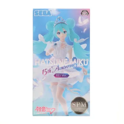 『中古即納』{FIG} 初音ミク スーパープレミアムフィギュア『初音ミク 15th Anniversary』 KEI Ver. プライズ セガ(20220831)