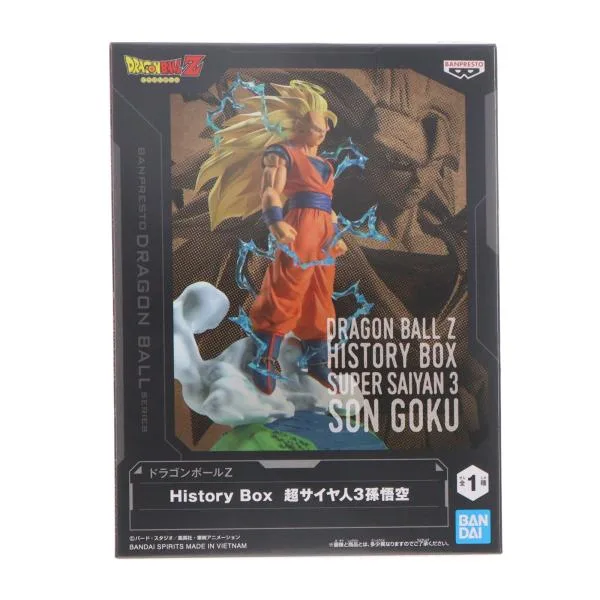 "Used Instant Delivery" {FIG} Super Saiyan 3 Son Goku Dragon Ball Z History Box Super Saiyan 3 Son Goku DRAGON BALL Figure Prize (2805907) Banpresto (20260915)