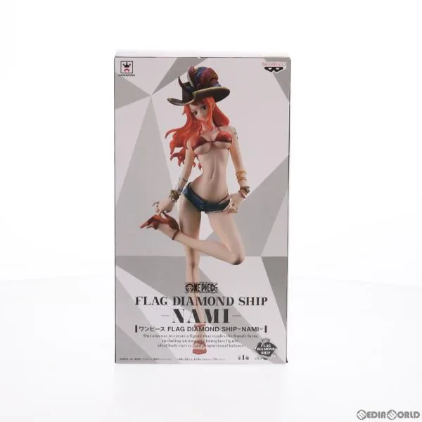 『中古即納』{FIG} ナミ ワンピース FLAG DIAMOND SHIP-NAMI- ONE PIECE フィギュア プライズ(37961) バンプレスト(20171207)
