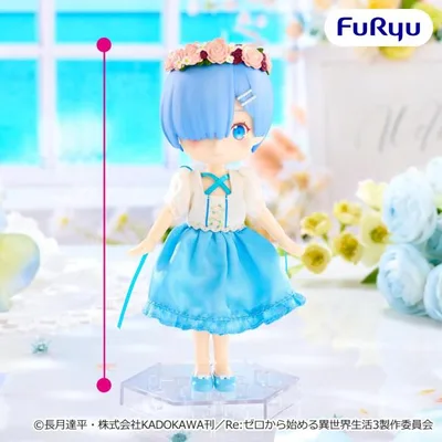 『中古即納』{FIG} レム Re:ゼロから始める異世界生活 MeloDoll Figure-レム・ブライズメイド- 可動フィギュア プライズ(AMU-PRZ21765) フリュー(20260831)
