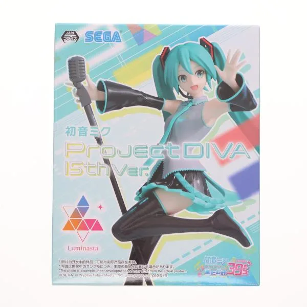 『中古即納』{FIG} 初音ミク 初音ミク Project DIVA MEGA39's Luminasta『初音ミク』Project DIVA 15th Ver. フィギュア プライズ(1113738) セガ(20240930)