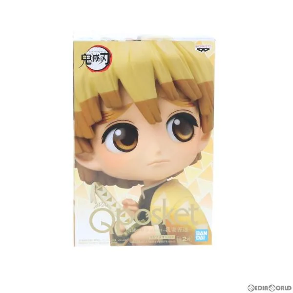 『中古即納』{FIG} 我妻善逸(あがつまぜんいつ) B(セピアカラー) Q posket-我妻善逸- 鬼滅の刃 フィギュア プライズ(82576) バンプレスト(20201031)