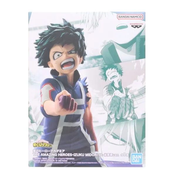 『中古即納』{FIG} 緑谷出久 僕のヒーローアカデミア THE AMAZING HEROES-IZUKU MIDORIYA-体育祭ver. フィギュア プライズ バンプレスト(20261008)