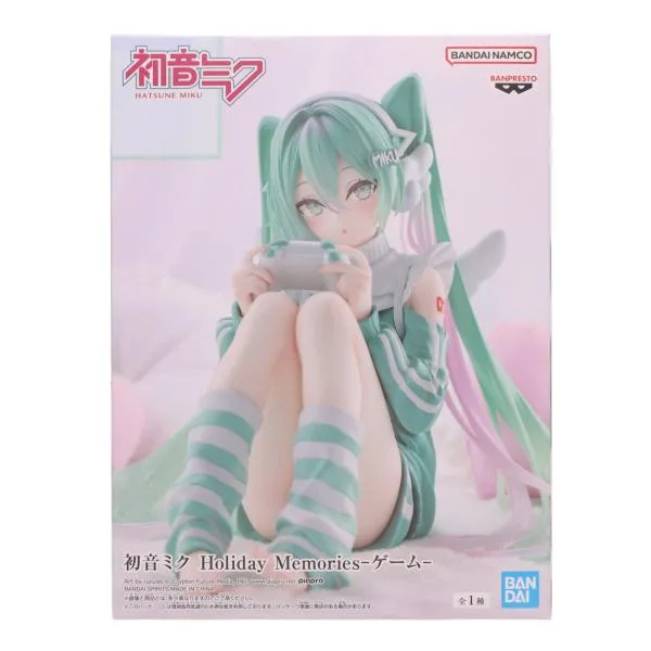 "Used Instant Delivery" {FIG} Hatsune Miku Character Vocal Series 01 Hatsune Miku Holiday Memories-Game- Figure Prize (2772122) Banpresto (20260722)