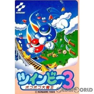 『中古即納』{表紙説明書なし}{FC} ツインビー3 ポコポコ大魔王 コナミ (19890929)