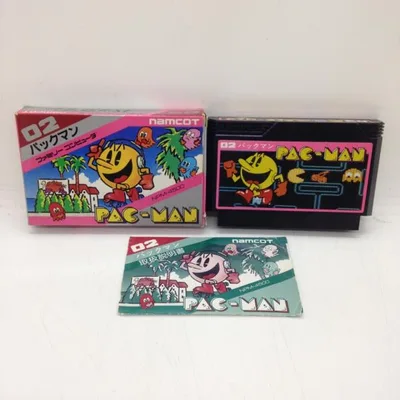 パックマン/ファミコン(FC)/中古/箱・説明書あり