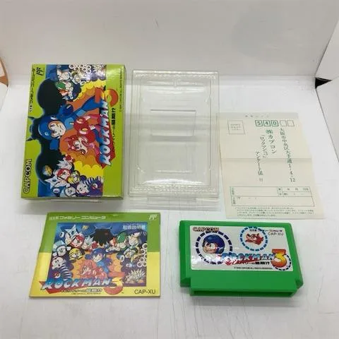 ロックマン3 Dr.ワイリーの最期!?/ファミコン(FC)/中古/箱・説明書あり
