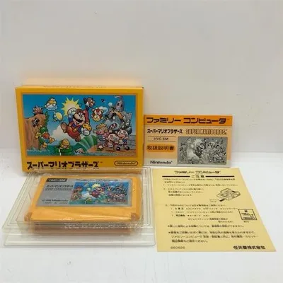 スーパー マリオ ブラザーズ/ファミコン(FC)/中古/箱・説明書あり