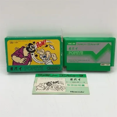 ポパイ/ファミコン(FC)/中古/箱・説明書あり