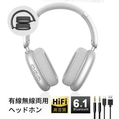 ワイヤレスヘッドホン Bluetooth6.1 超低遅延 自動ペアリング ENCノイズキャンセリング HiFi高音質 折りたたみ式 軽量 高い遮音性【PL保険加入済み製品・安心】