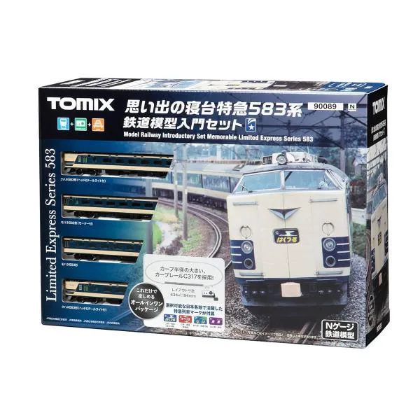 トミーテックTOMYTEC TOMIX Nゲージ 思い出の寝台特急583系 90089 鉄道模型 入門セット