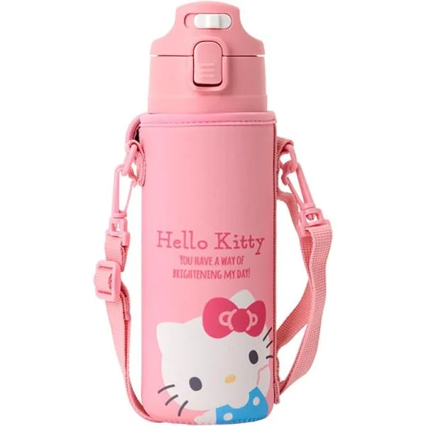 サンリオ SANRIO カバー付きステンレスボトル ハローキティ キティちゃん 子供 キッズ 水筒 保冷専用 470mL 090921 サンリオオリジナル