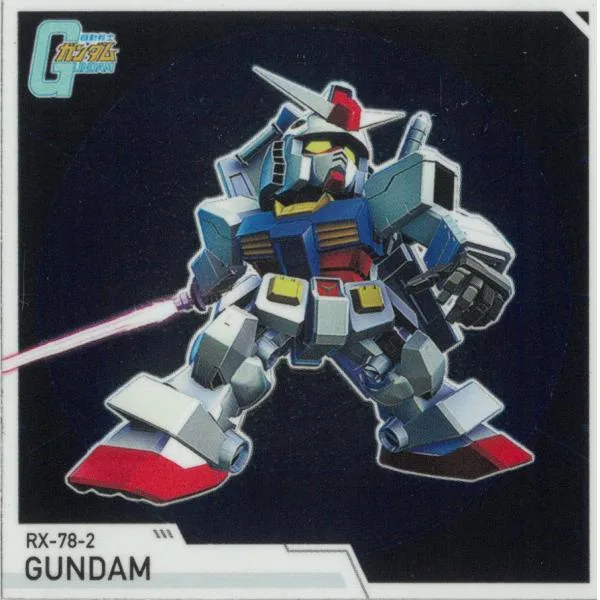 SDガンダム ジージェネレーション エターナル スナック※もともと小袋なし 02 051 ガンダム SR:メタリックシール