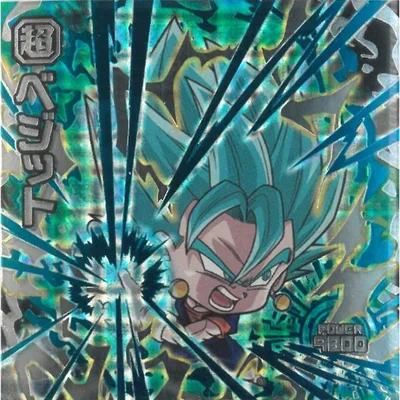 ドラゴンボール超戦士シールウエハース超 クライマックスアニバーサリー 超17-25 ベジット(超サイヤ人ブルー) UGR 究極ゴッドレア