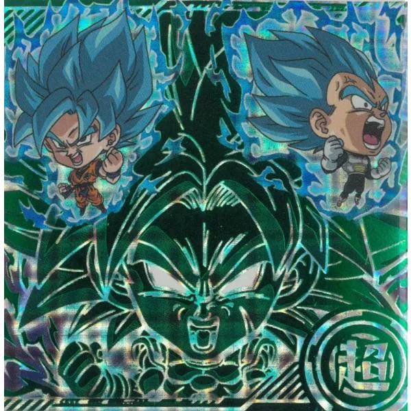 ドラゴンボール超戦士シールウエハース超 クライマックスアニバーサリー 超17-31 孫悟空&ベジータVSブロリー SEC シークレット