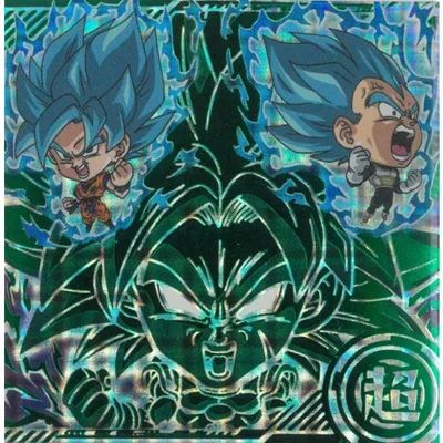 ドラゴンボール超戦士シールウエハース超 クライマックスアニバーサリー 超17-31 孫悟空&ベジータVSブロリー SEC シークレット