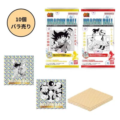 【未開封10個】ドラゴンボール40周年記念 オリジナルイラストレーション シールウエハース2