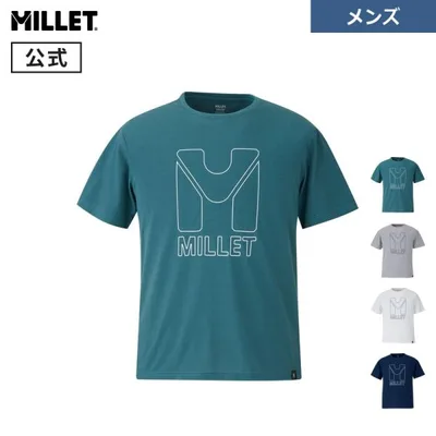 アウトレット公式 ミレー Millet ビッグ モノロゴ ショートスリーブ Tシャツ MIV03191 ユニセックス 半袖