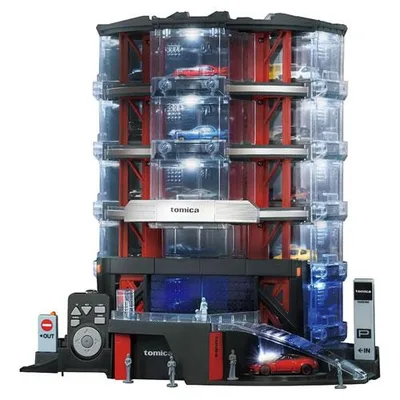 トミカプレミアム tomica+ Automated tomica PARKING with showroom 送料無料 ギフト プレゼント