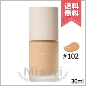 並行輸入品 RMK アールエムケー リクイドファンデーション フローレスカバレッジ プラス #102 SPF22/PA++ 30ml【送料無料】