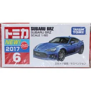 新品 トミカ 6 SUBARU BRZ 新車シール 240001034527