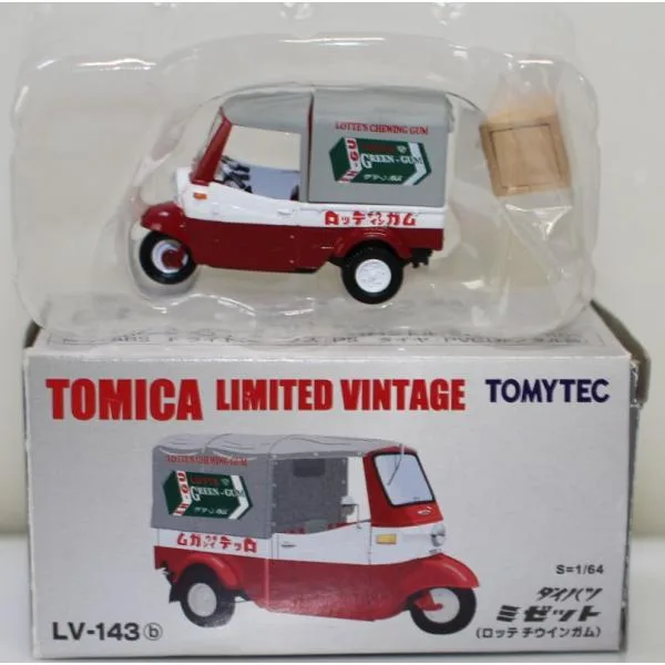 USED 1/64 トミカリミテッドヴィンテージ LV-143b ダイハツミゼット ロッテ仕様 (赤) 240001032892