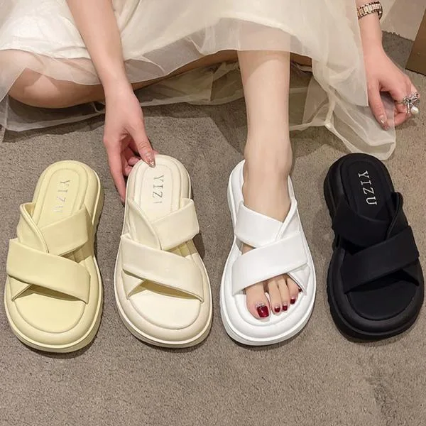 厚底サンダル レディースフラットサンダル【在庫限り】売り尽くしセール