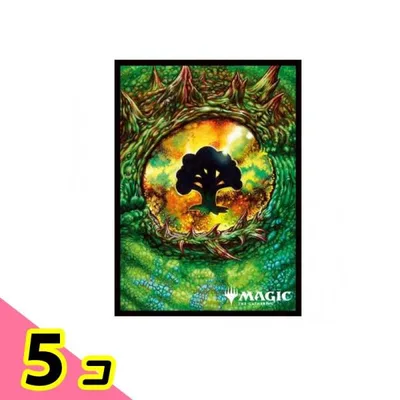 MTG マジックザギャザリング プレイヤーズカードスリーブ MTGS-352 タルキール 龍嵐録 森 80枚入 5個セット