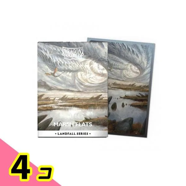 MTG×ドラゴンシールド マットデュアルアートスリーブ AT-16505 Marsh Flats 100枚入 4個セット