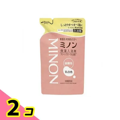 ミノン 薬用保湿入浴剤 詰め替え用 400mL 2個セット