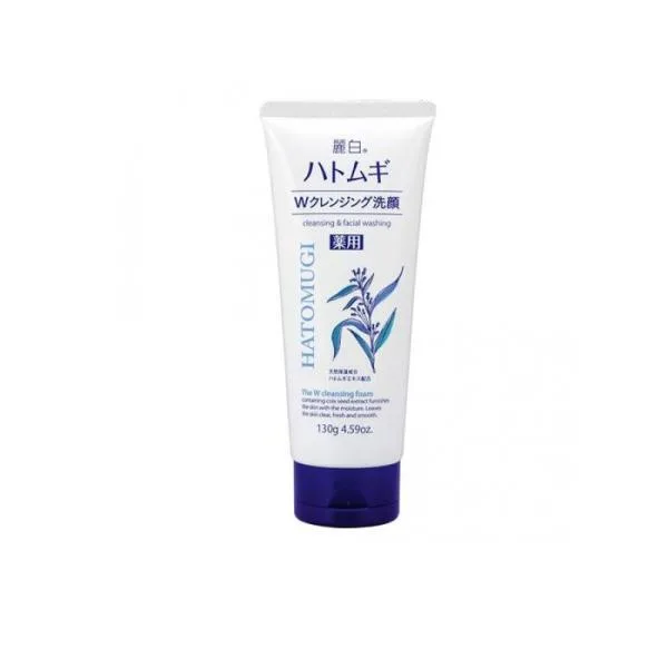 2980円以上で注文可能 麗白 薬用ハトムギWクレンジングフォーム 130g (1個)