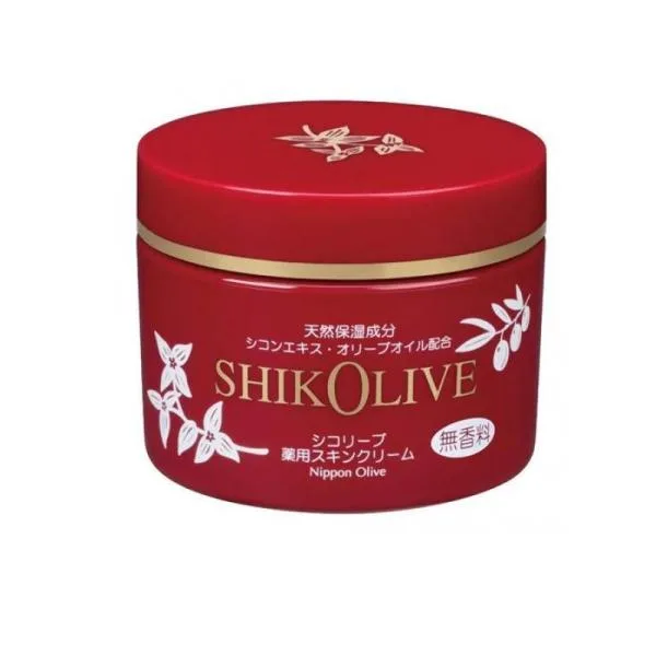 2980円以上で注文可能 保湿クリーム 全身 無香料 肌荒れ 乾燥肌 スキンケア 日本オリーブ シコリーブ 薬用スキンクリーム ジャー 180g (1個)