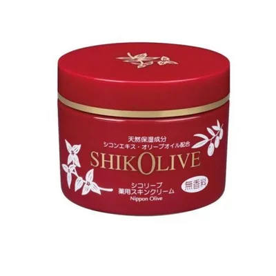 2980円以上で注文可能 保湿クリーム 全身 無香料 肌荒れ 乾燥肌 スキンケア 日本オリーブ シコリーブ 薬用スキンクリーム ジャー 180g (1個)