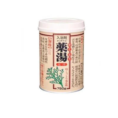 2980円以上で注文可能 入浴剤 オリヂナル薬湯 ヒバ 缶入 750g (1個)