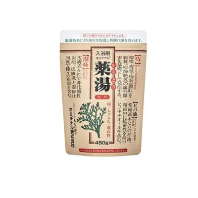 2980円以上で注文可能 入浴剤 オリヂナル薬湯 ヒバ エコパック 450g (1個)