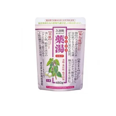 2980円以上で注文可能 入浴剤 オリヂナル薬湯 シルク エコパック 450g (1個)