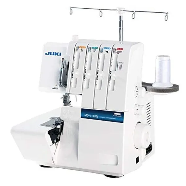【新品・メーカー保証付】JUKI 2本針4本糸 差動送り機能付きロックミシン MO-114DN