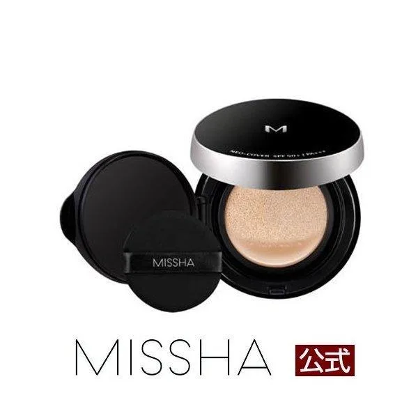 MISSHA公式 ミシャ M クッションファンデーション(ネオカバー) 本品 SPF50+ PA+++ 公式限定パッケージ 韓国コスメ