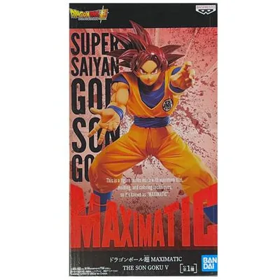ドラゴンボール超 MAXIMATIC THE SON GOKU V 超サイヤ人ゴッド孫悟空 DRAGON BALL フィギュア アニメ グッズ