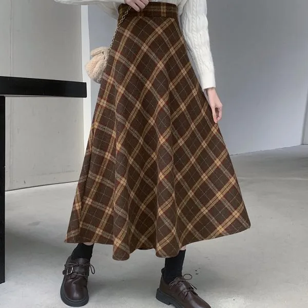 フレアスカート ロング 秋冬 レディース ボトムス Aライン 上品 きれいめ お洒落 ファスナー ウエストゴム