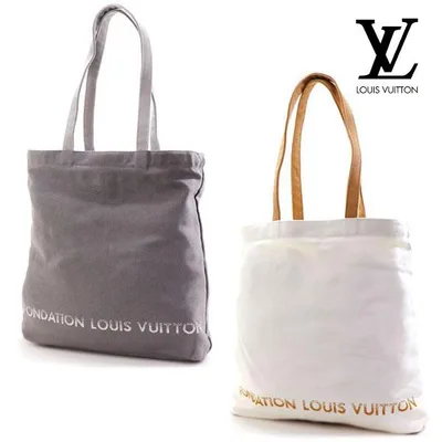 Louis Vuitton กระเป๋าโท้ต ของผู้ชาย Women's Museum Limited Fondation LOUIS VUITTON Grey White 2000000000565 2000000000572