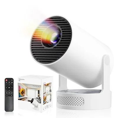 Philoent プロジェクター 家庭用 超小型 【2026最新 Android TV14.0搭載&388g史上最軽&HiFi外部スピーカー】