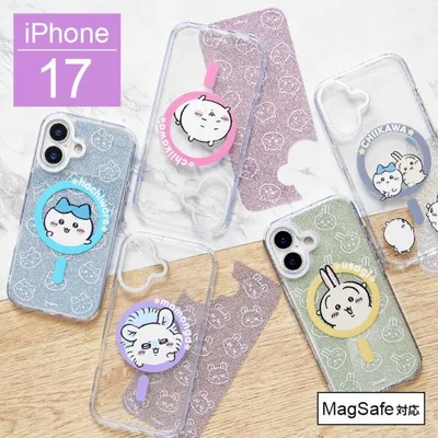 iPhone17 ケース ちいかわ MagSafe対応 Camera Frame クリアケース インナーシート付き スマホケース スマホカバー グッズ アイフォン17ケース モモンガ