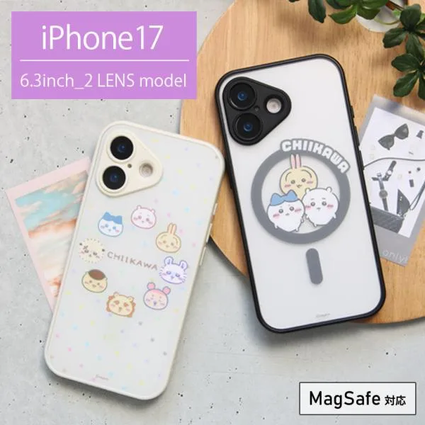 iPhone17 ケース ちいかわ MagSafe対応 IIIIfit プランプフレーム クリア ハイブリッド アイフォン17 スマホケース スマホカバー グッズ アイフォン17ケース