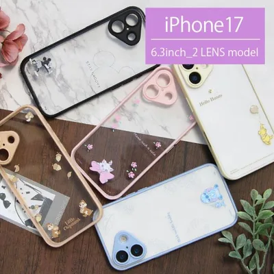 iPhone17 ケース ディズニーキャラクター IIIIfit プランプフレーム クリア ハイブリッド アイフォン17 スマホケース スマホカバー スマホ クリアケース