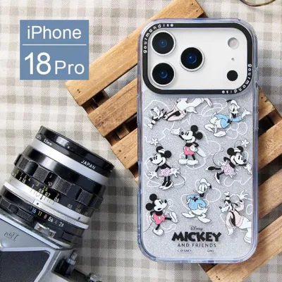 iPhone18 Pro ケース ディズニー Camera Frameクリアケース ソフトカバー インナーシート付き iPhone18 Pro dng-372mkf