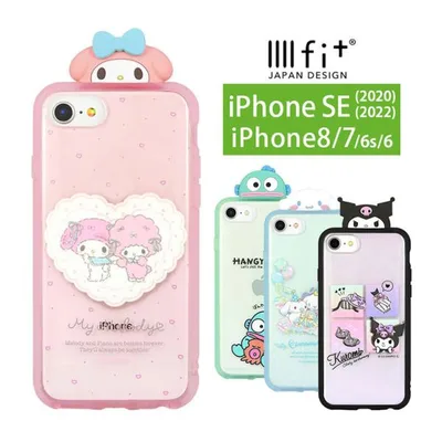 iPhone SE ケース 第3世代 第2世代 サンリオ IIIIfit Clear iPhone8 クリアケース sang-372