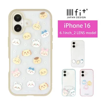 iPhone16 ケース クリア ちいかわ IIIIfit Clear 透明 iPhone16 アイフォン16 カバー スマホカバー モモンガ キャラクター