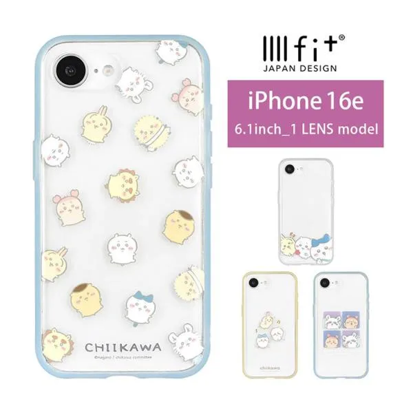 iPhone16e ケース ちいかわ IIIIfit Clear iPhone16 e アイフォン16eケース アイホン16eケース クリア スマホケース キャラクター ck-69
