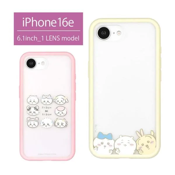 iPhone16e ケース ちいかわ スマホケース IIIIfit プランプフレーム クリア キャラクター グッズ かわいい